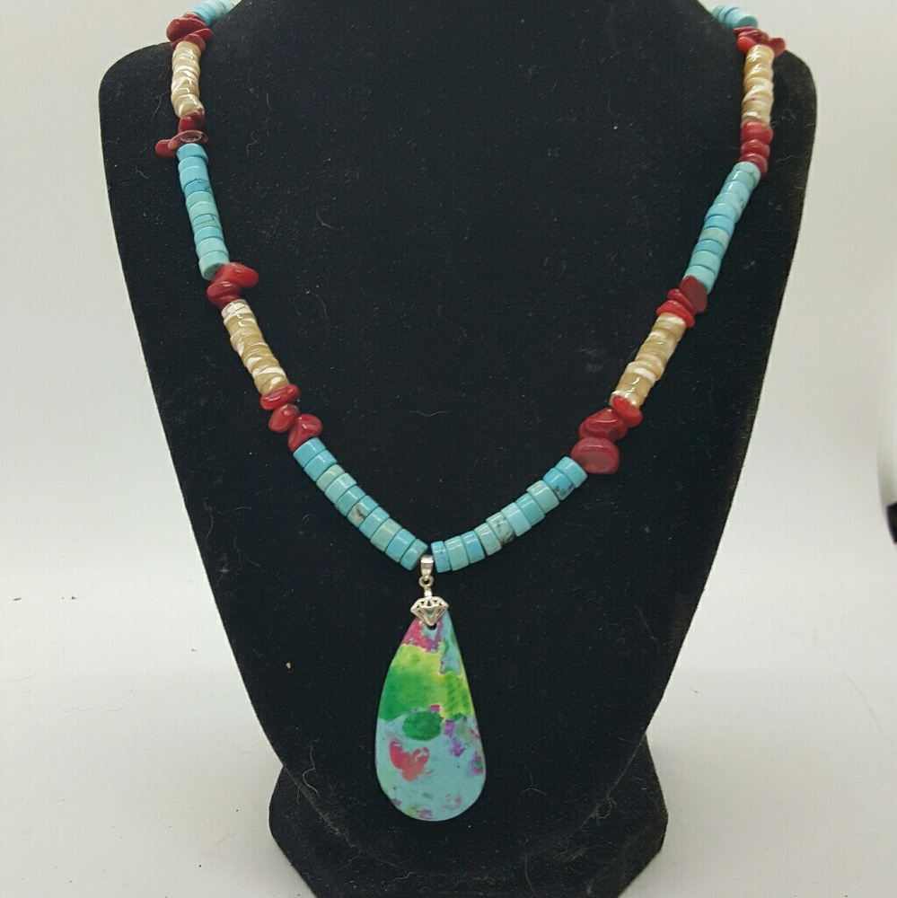 Gemstone necklace